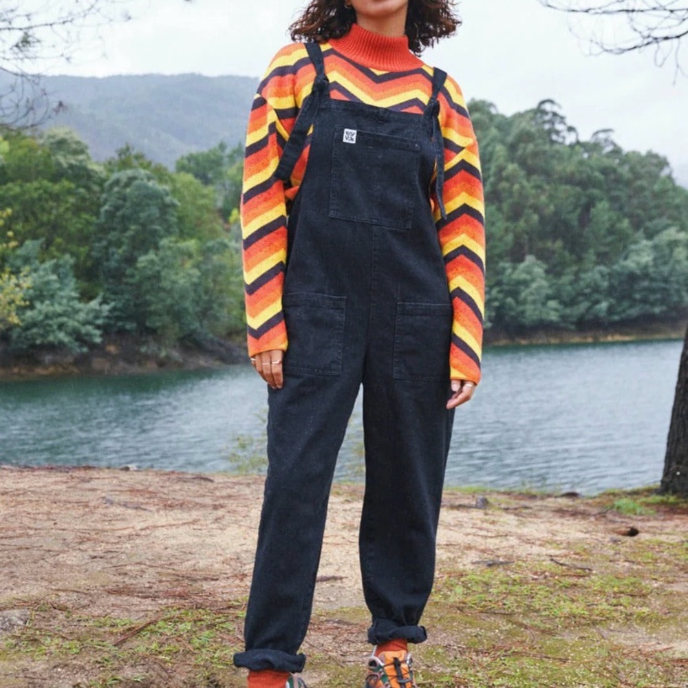 LUCY & YAK RAGAN 100% ORGANIC ORIGINAL - DENIM DUNGAREES